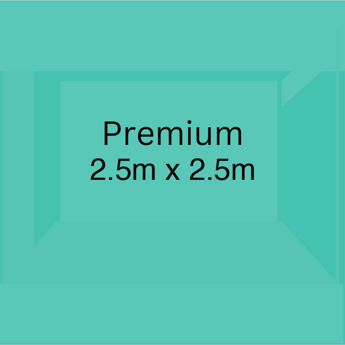 2.5m x 2.5m Premium Exhibition Stand (2 open sides)