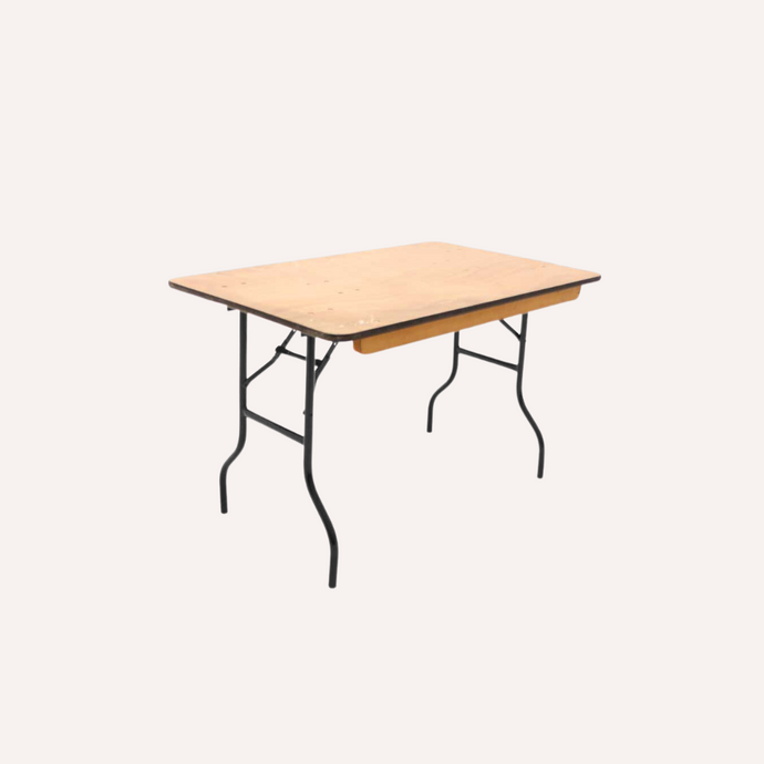 4ft Trestle Table - Rental