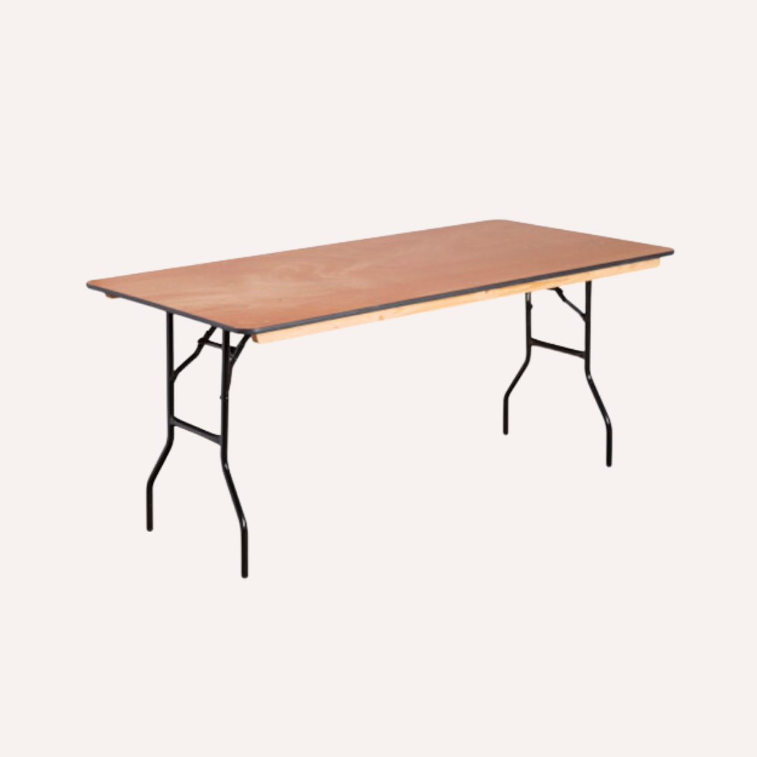 6ft Trestle Table - Rental