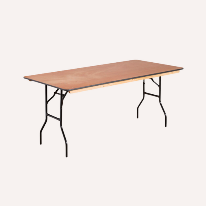 6ft Trestle Table - Rental