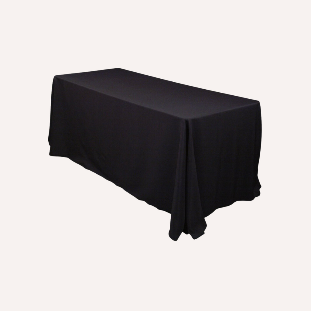 Black Table Linen 70x144 - Rental