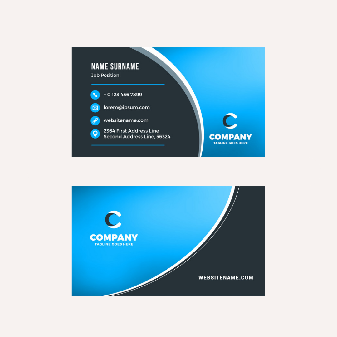 Business Cards - 85mm x 55mm Design/Print