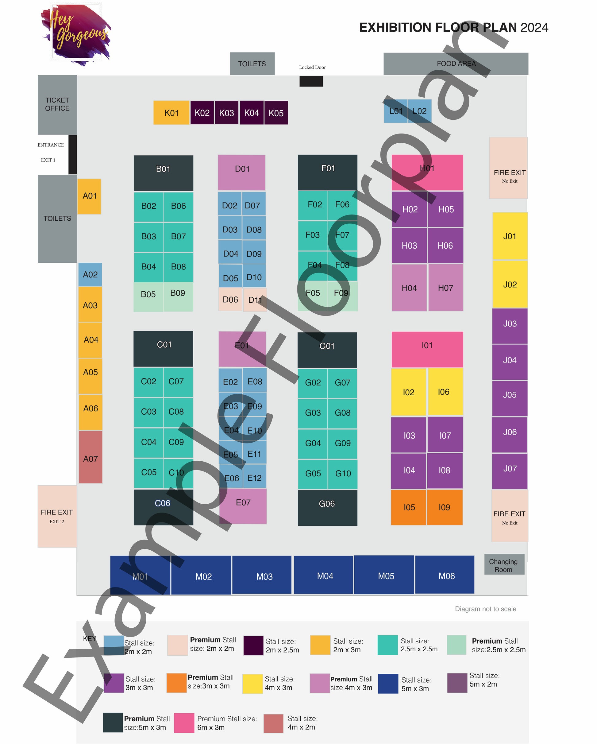 2m x 2.5m Exhibition Stand