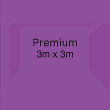 Load image into Gallery viewer, 3m x 3m Premium Exhibition Stand (2 open sides)