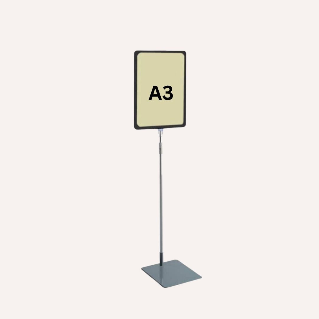 Freestanding Adjustable A3 Holder - Rental