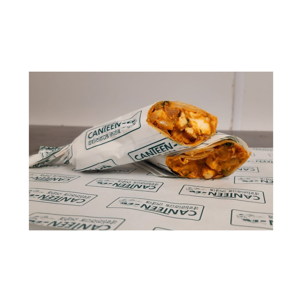 Chilli Paneer Wrap (V) (Contains: Gluten, Milk, Nuts, Peanuts, Mustard, Sesame Seeds, Soya, Sulphur Dioxide) - Saturday
