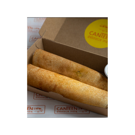 Spicy Garlic Cheese Dosa (V)  (Contains: Mustard, Nuts, Peanuts, Sesame Seeds ) - Saturday