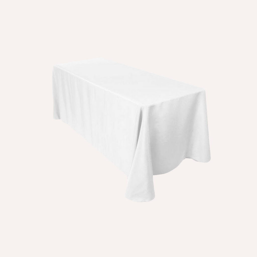 White Table Linen 70x144 - Rental