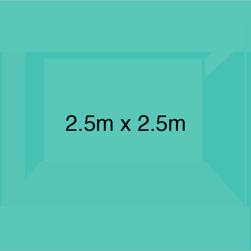 2.5m x 2.5m Exhibition Stand - Premium First Row